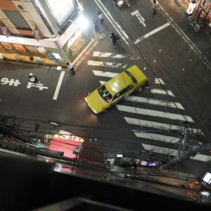 Yellow Cab in Tokyo